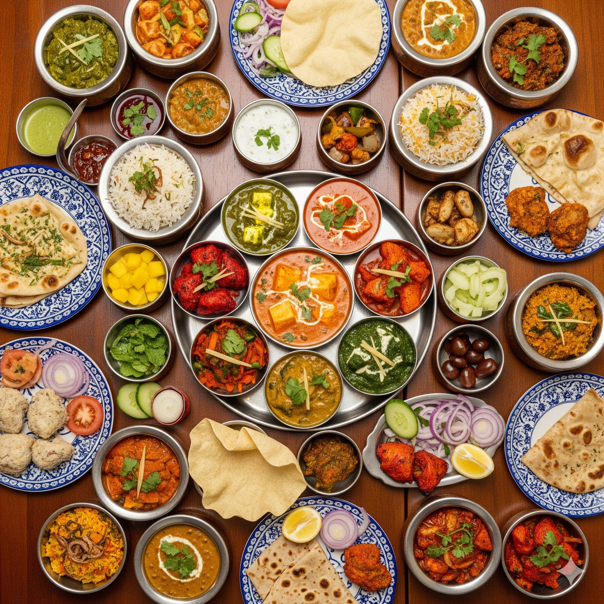 A table full of delicious food